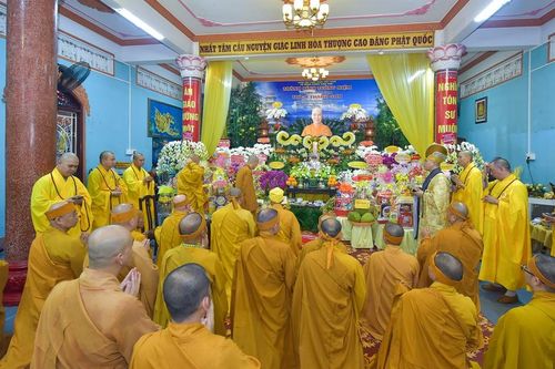 Tưởng niệm Tiểu tường Trưởng lão Hòa thượng Thích Thanh Sơn tại tổ đình Vạn Thọ (Q.1, TP.HCM)
