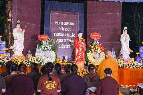 Điện Biên: Chùa Tân Hải tổ chức cầu siêu, tưởng niệm anh linh các anh hùng liệt sĩ