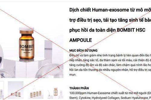 Nhiều cơ sở quảng cáo sai quy định các sản phẩm liên quan 'công nghệ tế bào gốc'