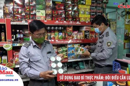 Sử dụng bao bì thực phẩm: đôi điều cần lưu ý