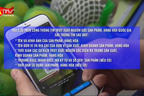 Có thể tra cứu truy xuất nguồn gốc sản phẩm, hàng hóa từ 1/6