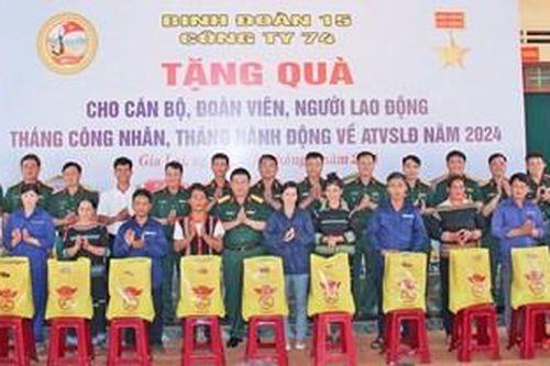 Công ty 74: Nhiều hoạt động thiết thực trong Tháng Công nhân năm 2024