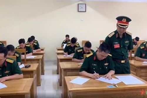 Học viện Chính trị tổ chức thi tốt nghiệp đối tượng đào tạo ngắn hạn khóa 20