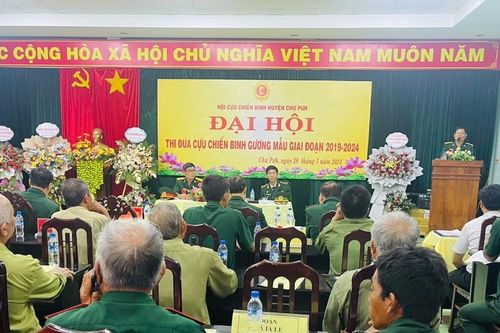 Chư Pưh: Đại hội thi đua 'Cựu chiến binh gương mẫu' giai đoạn 2019-2024
