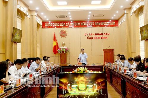 Hội nghị Ban Tổ chức Tuần du lịch Ninh Bình 2024