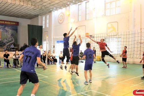 Trên 260 VĐV tham gia giải bóng chuyền hơi nam, nữ