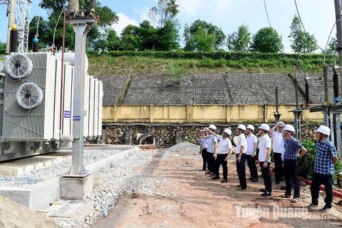 Đóng điện Dự án nâng công suất Máy biến áp T1 Trạm biến áp 110kV Tuyên Quang