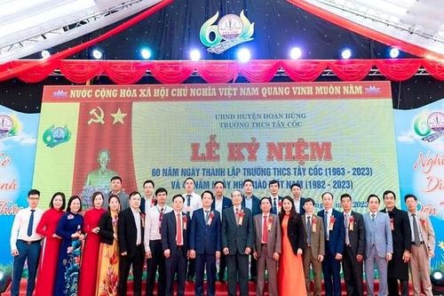 Phú Thọ: Trường THCS Tây Cốc (Đoan Hùng) - 'Lá cờ đầu của phong trào giáo dục các huyện miền núi'