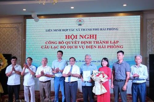 Hải Phòng ra mắt Câu lạc bộ Dịch vụ điện với sự tham gia của nhiều Hợp tác xã