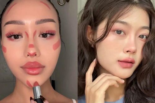 Cách dùng một thỏi son trang điểm cả gương mặt
