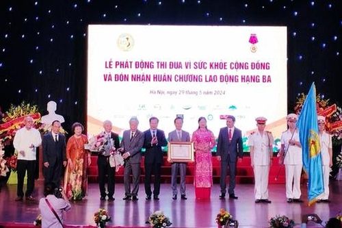 Hội Giáo dục chăm sóc sức khỏe cộng đồng Việt Nam đón nhận Huân chương Lao động hạng Ba