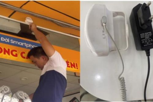 Cửa hàng Thế giới di động dùng chuông cảnh báo người ra vào không hợp chuẩn, hợp quy gây nhiễu sóng
