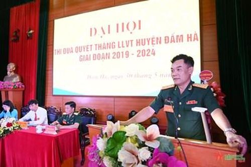 Đại hội Thi đua Quyết thắng lực lượng vũ trang huyện Đầm Hà (Quảng Ninh)