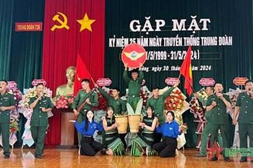 Trung đoàn 726 (Binh đoàn 16): Gặp mặt kỷ niệm 25 năm Ngày truyền thống
