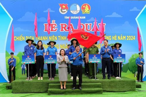 Tuổi trẻ Quảng Nam ra quân Chiến dịch Thanh niên tình nguyện hè năm 2024
