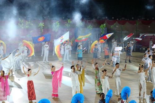 Tổng duyệt Lễ khai mạc Đại hội Thể thao học sinh Đông Nam Á