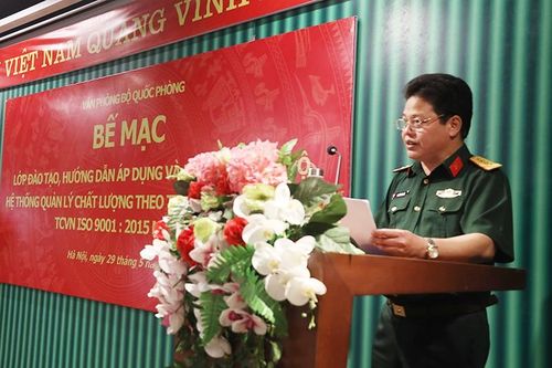 Bế mạc tập huấn về Hệ thống quản lý chất lượng theo Tiêu chuẩn quốc gia TCVN ISO 9001:2015