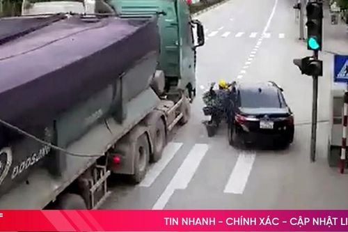 Phạt 35 triệu đồng tài xế ô tô tông văng xe máy rồi bỏ chạy