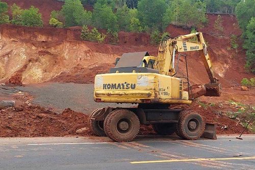 Bình Phước: Khắc phục điểm đen giao thông trên quốc lộ 14 trong mùa mưa