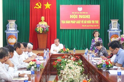 Hội Luật gia tỉnh Đồng Nai tổ chức tọa đàm pháp luật về sở hữu trí tuệ