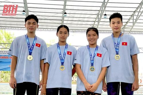 VĐV Thanh Hóa phá 3 kỷ lục tại Giải lặn vô địch các nhóm tuổi quốc gia