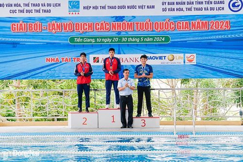 Giải bơi - lặn vô địch các nhóm tuổi quốc gia 2024: Đồng Nai xếp hạng tư toàn đoàn môn lặn
