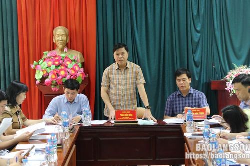 Kiểm tra xây dựng nông thôn mới trên địa bàn huyện Cao Lộc
