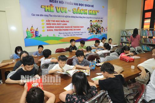 Tổ chức ngày hội thiếu nhi đọc sách 'Hè vui-sách hay' năm 2024