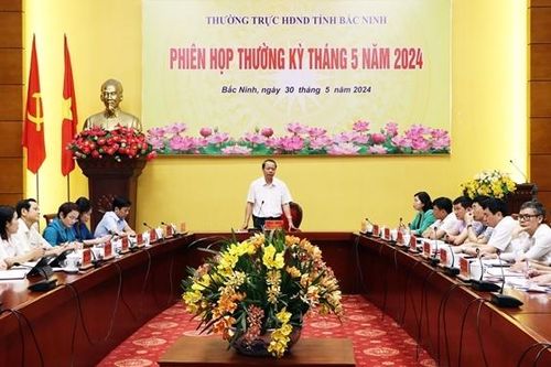 Thường trực HĐND tỉnh Bắc Ninh giao ban công tác tháng 5