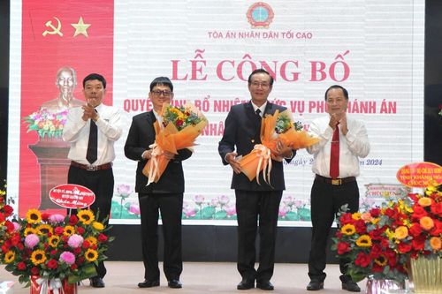 Bổ nhiệm 2 Phó Chánh án TAND tỉnh Khánh Hòa