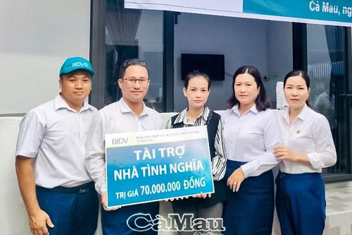 BIDV Cà Mau - Đồng hành cùng hoạt động an sinh xã hội