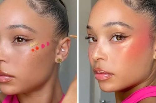 Sunset blush: Xu hướng má hồng hoàng hôn đang khuấy đảo làng makeup