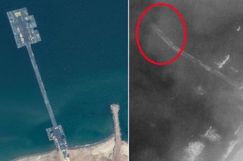 Mỹ ngưng chuyển hàng nhân đạo do cầu tàu 320 triệu USD ở Dải Gaza bị sóng đánh vỡ