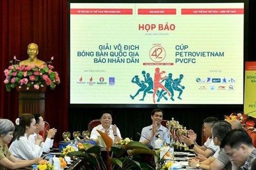 Giải vô địch Bóng bàn Quốc gia Báo Nhân Dân lần thứ 42 sẽ tổ chức tại TP Nha Trang
