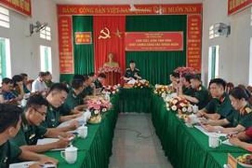Cục Tuyên huấn nắm tình hình công tác tuyên huấn ở khu vực biên giới