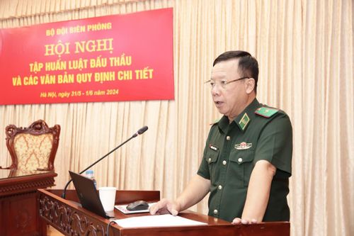 Bộ Tư lệnh BĐBP tập huấn Luật Đấu thầu và các văn bản quy định chi tiết