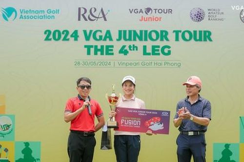 Nguyễn Viết Gia Hân vô địch chặng 4 VGA Junior Tour 2024