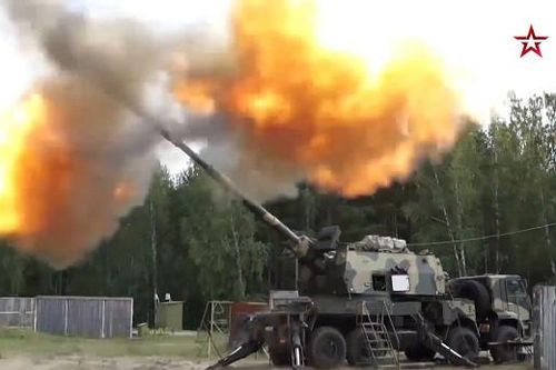 Video pháo binh Nga liên tục 'trút lửa' vào quân đội Ukraine ở Avdiivka