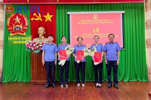 VKSND tỉnh Bình Định điều động luân chuyển nhiều cán bộ