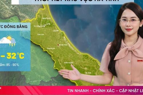 Thời tiết Hà Tĩnh hôm nay 31/5: Mưa tại nhiều địa phương, có nơi trên 100mm