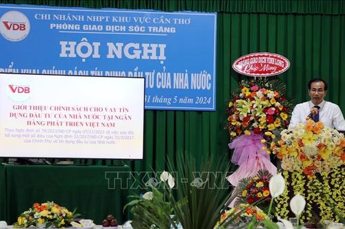 Triển khai chính sách tín dụng đầu tư của nhà nước tại Sóc Trăng