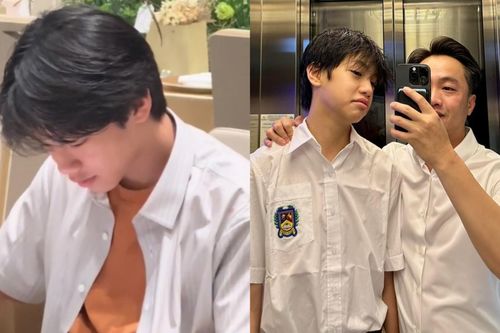 Quý tử Subeo nhà Cường Đô La chiếm sóng trong tiệc sinh nhật của em trai