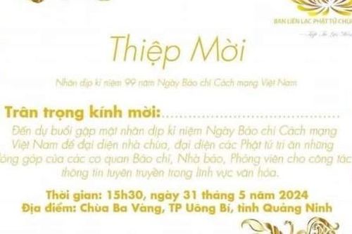 Xôn xao thông tin chùa Ba Vàng tổ chức gặp mặt báo chí: Cơ quan chức năng nói gì?