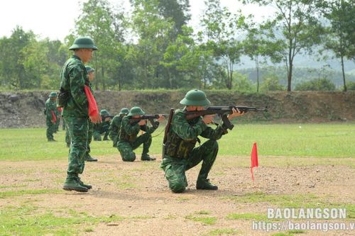 Ghi nhận ở đơn vị điểm huấn luyện kỹ thuật chiến đấu bộ binh