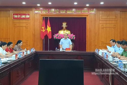 Thường trực Ban Chỉ đạo phòng, chống tham nhũng, tiêu cực tỉnh họp kỳ tháng 5