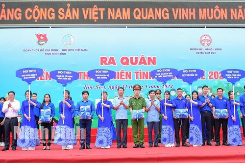 Ra quân chiến dịch Thanh niên tình nguyện Hè năm 2024