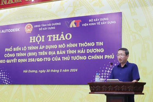 Hải Dương: Phổ biến lộ trình áp dụng mô hình thông tin công trình (BIM)