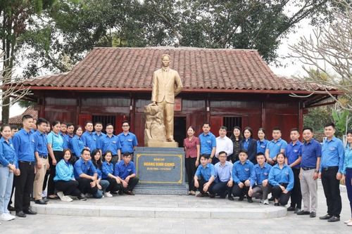 Tuổi trẻ thi đua chào mừng kỷ niệm 120 năm Ngày sinh đồng chí Hoàng Đình Giong