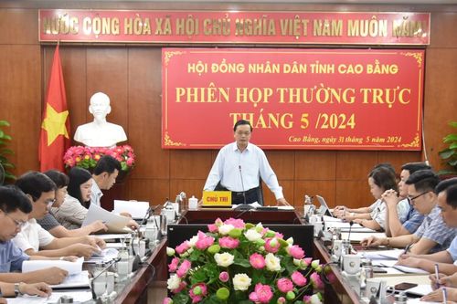 Phiên họp Thường trực HĐND tỉnh tháng 5/2024