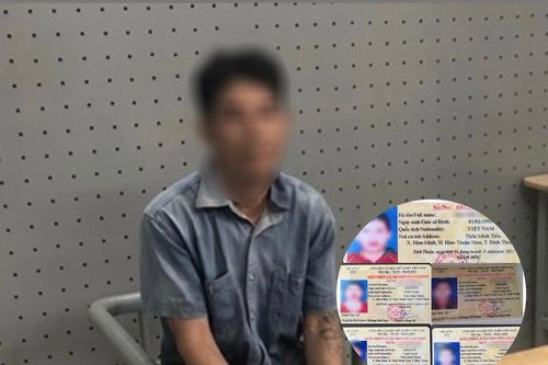 Bắt khẩn cấp người đàn ông ở Bình Thuận sử dụng, mua bán giấy phép lái xe giả